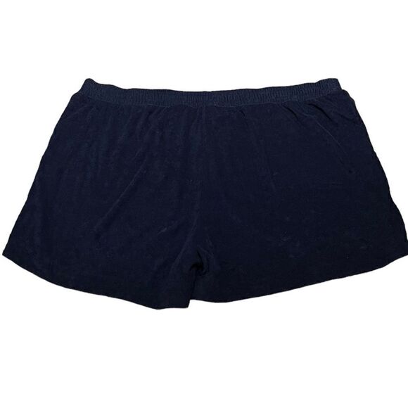 A New Day Women’s  Mid Rise Navy Terrycloth Shorts, Size 3X, NWT - Picture 5 of 11